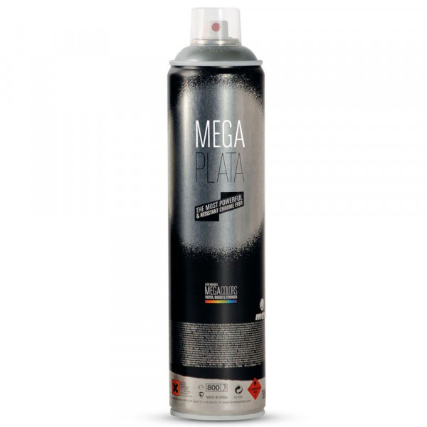 Bombe chrome Mega Plata 600ml - Montana