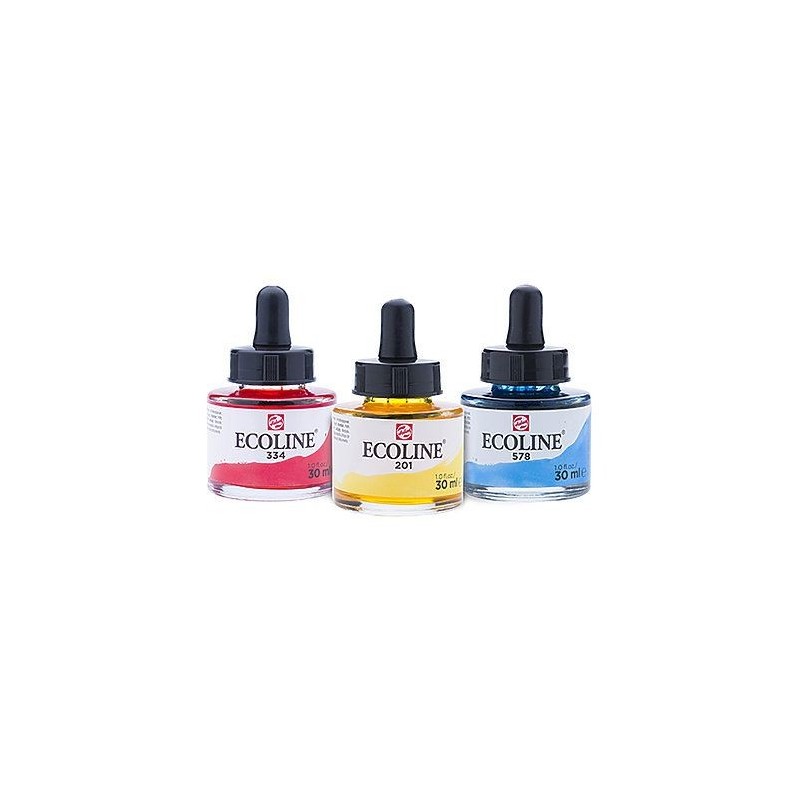 Set Ecoline de 5 couleurs primaires  - Talens