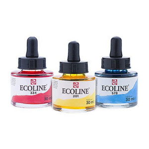 Set de 5 couleurs primaires Ecoline - Talens