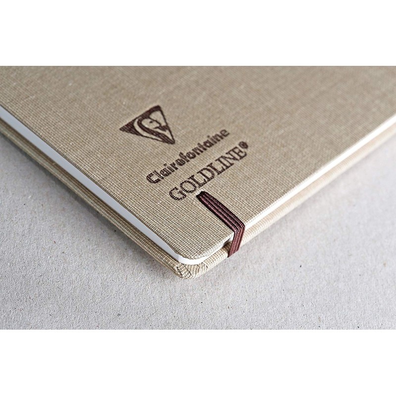Carnet de voyage Goldline Naturel Clairefontaine