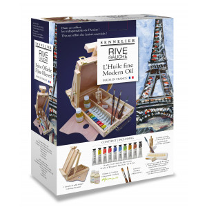 Coffret bois chevalet "Rive Gauche" - Sennelier