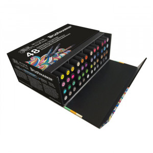 Coffret de 48 marqueurs Brushmarker - Winsor & Newton