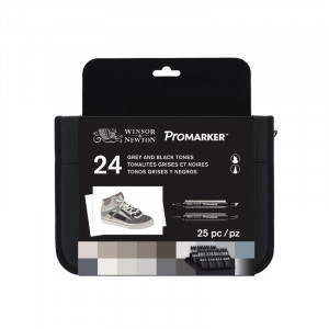 Set 24 Promarker - Tons gris - Winsor & Newton