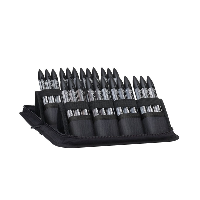 Trousse de 24 ProMarker tons gris - Marqueurs à Alcool