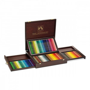 Coffret bois 80 Supracolor + 80 Pablo - Caran d'Ache