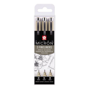 Set de 3 feutres Pigma Micron