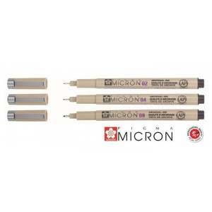 Set de 3 feutres Pigma Micron