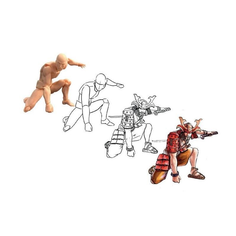 Mister GRAPH'IT (homme) - Figurine masculine articulée + 1 Graphit Marker