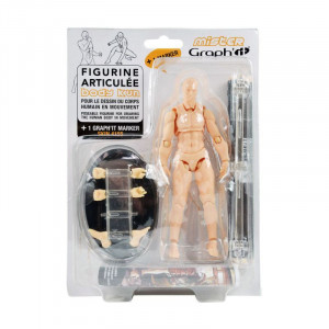 Mister GRAPH'IT - Figurine articulée homme + 1 Graphit Marker