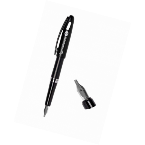 Pentel MLJ20-A - Carica di ricambio per penna stilografica Tradio, colore: nero