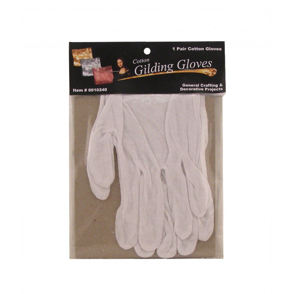 Gants coton blanc