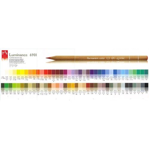 Crayon de couleur Caran d'Ache Luminance 6901 Creastore