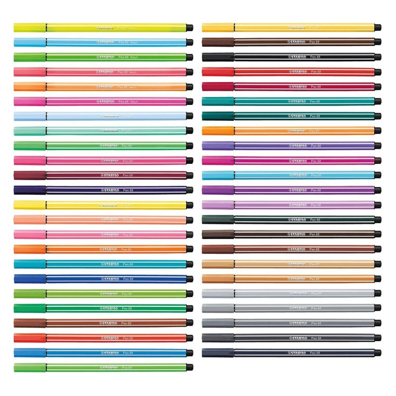 Feutres de couleur Stabilo Pen 68