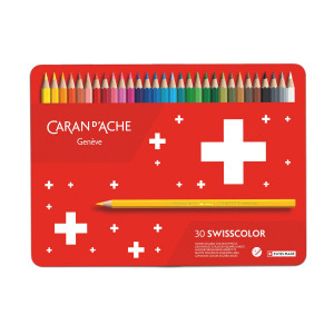 Crayons de couleurs aquarellables SwissColor - Caran d'Ache