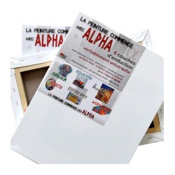 Châssis coton multi-technique - Alpha - Nid'art