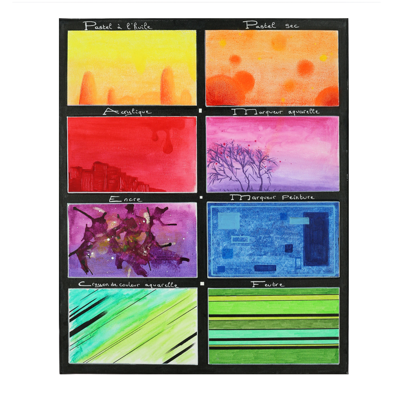 Châssis coton multi-technique - Alpha - Nid'art