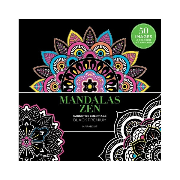 BLACK PREMIUM MANDALAS ZEN - Livre