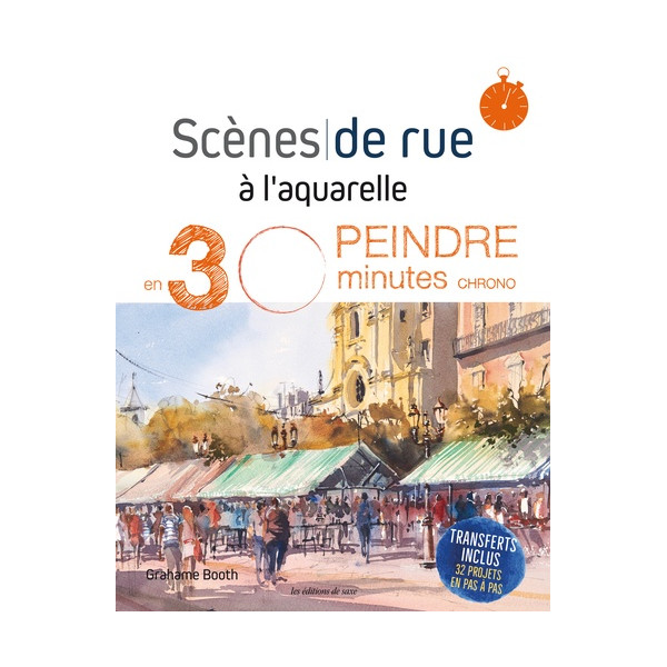 SCENES DE LA RUE A L'AQUARELLE -Livre