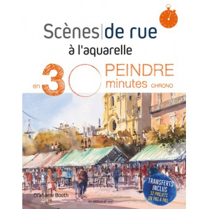 SCENES DE LA RUE A L'AQUARELLE -Livre