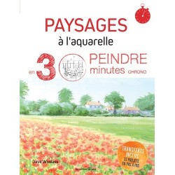 PAYSAGES A L'AQUARELLE PEINDRE EN 30 MIN - Livre