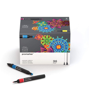 Très joli coffret de 96 Promarkers