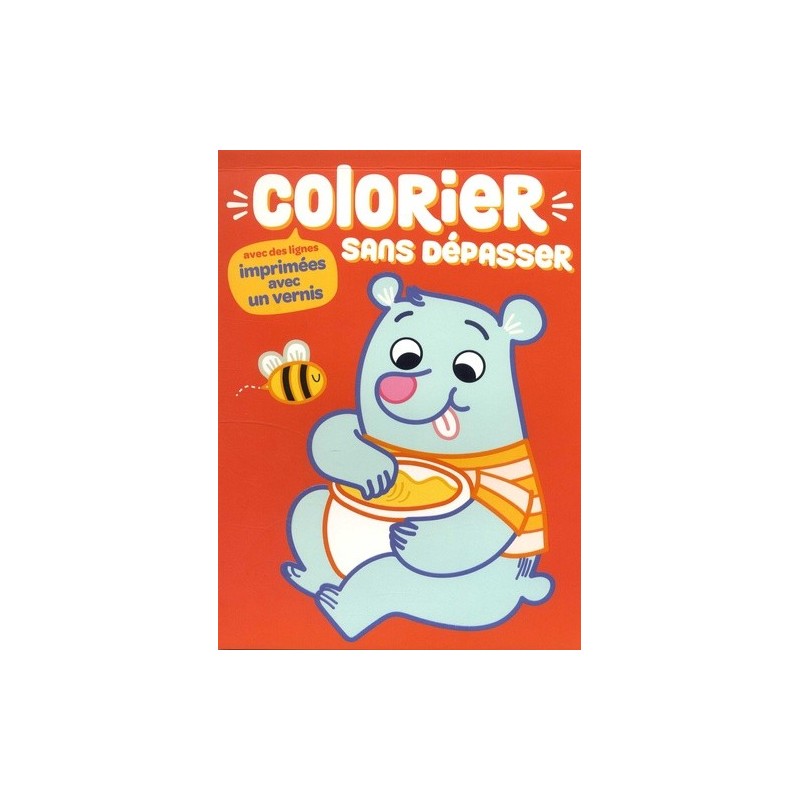 OURS COLORIER SANS DEPASSER - Livre
