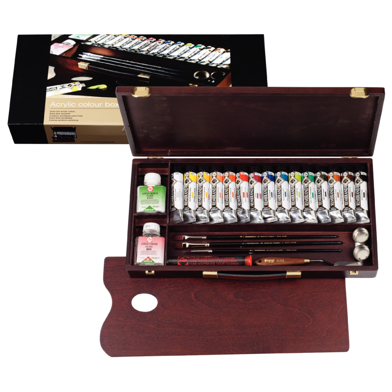 Coffret acrylique Rembrandt Extra fine "Professional"