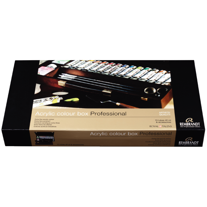 Coffret cadeau Rembrandt acrylique Extra fine "Professionnel"