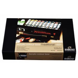 Coffret Cadeau acrylique Rembrandt Traditional Royal Talens