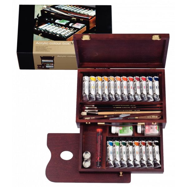 Coffret Acrylique Rembrandt Master en bois