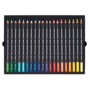 Contenu de la boîte de 40 crayons aquarellable Museum - Caran d'Ache