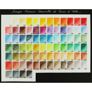 Nuancier des 80 crayons Museum Caran d'Ache