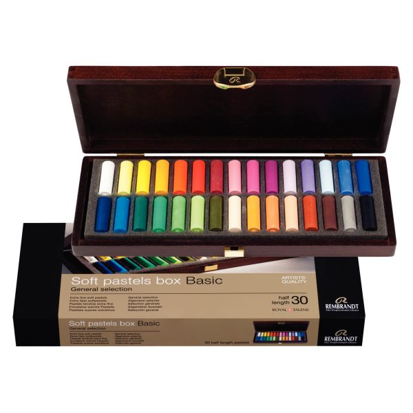 Coffret 30 demi-pastels Rembrandt 