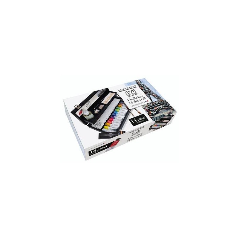 Coffret huile fine Rive Gauche 14 x 40 ml - Sennelier 