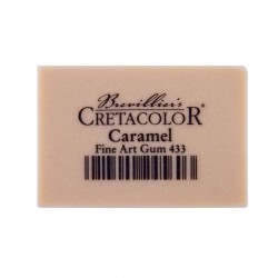 Gomme caramel Cretacolor en caoutchouc
