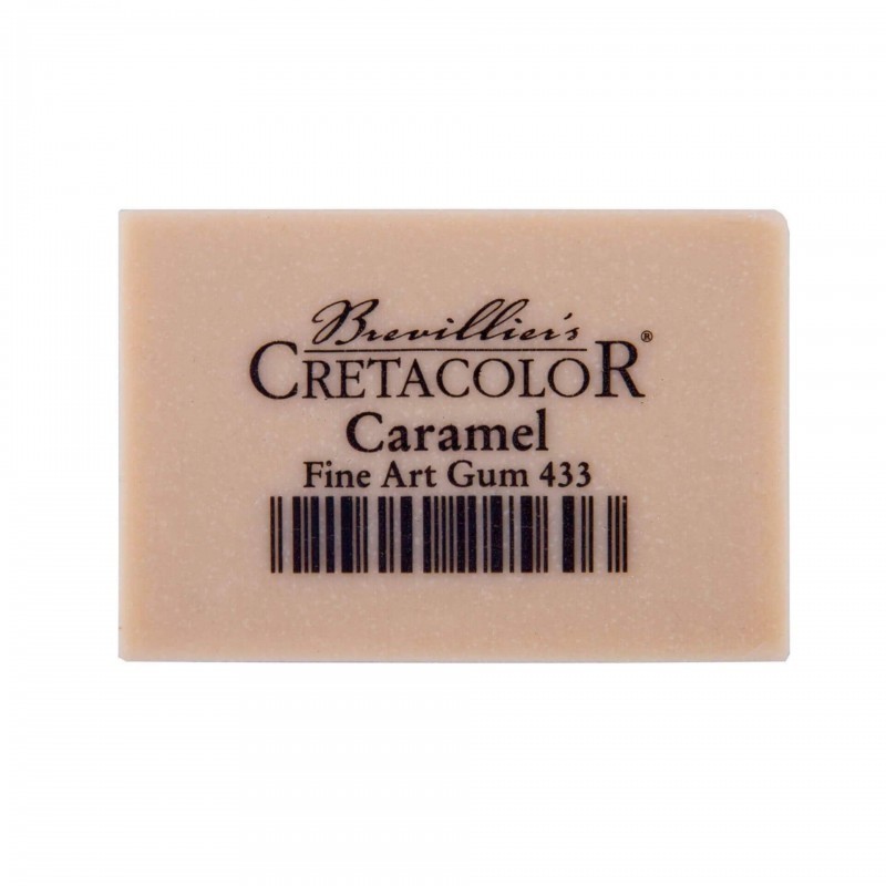Gomme caramel Cretacolor en caoutchouc
