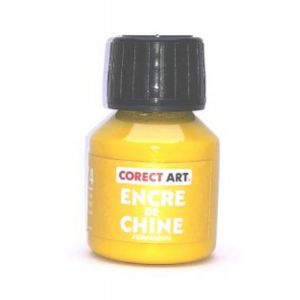 Encre de chine de couleur jaune