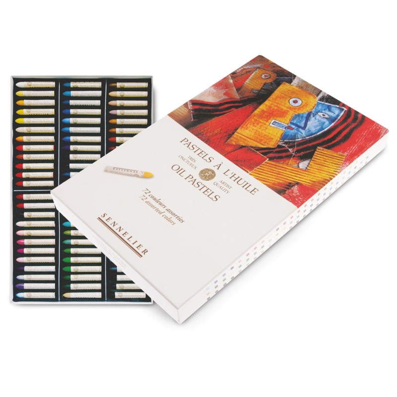 Boîte de 72 pastels à l'huile Sennelier