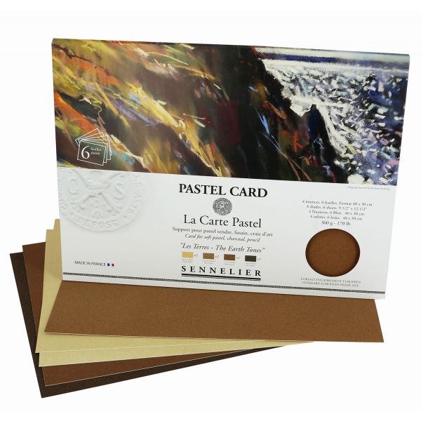 Assortiment de 6 Pastel Cards Sennelier