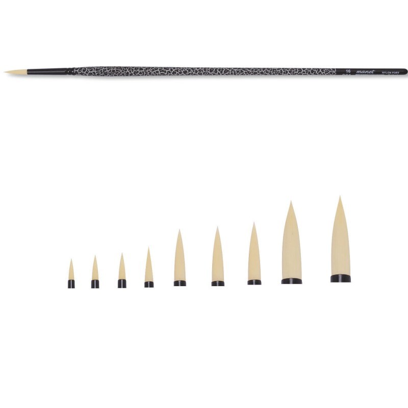 Pinceaux Black Sahel rond