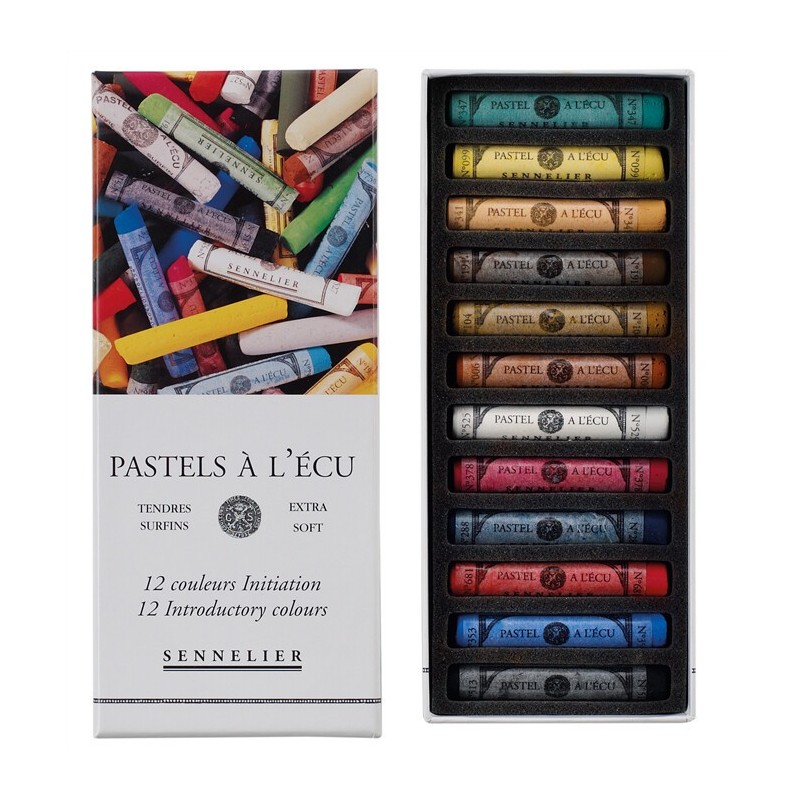 Boîte de 12 pastels à l’écu Sennelier
