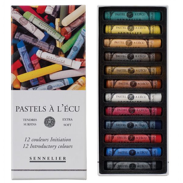 Boîte de 12 pastels à l’écu Sennelier