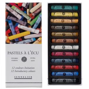 Boîte de 12 pastels à l’écu Sennelier