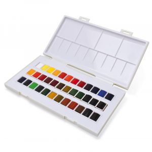 36 demi-godets d'aquarelle fine Sennelier