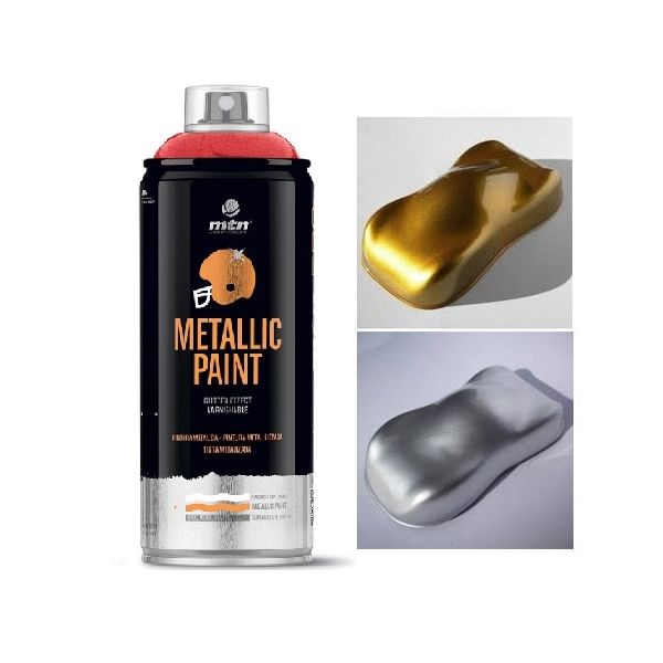 Bombe de peinture effet métallique - Montana