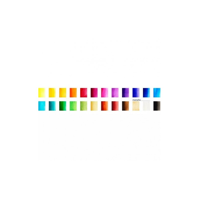Nuancier 24 couleurs aquarelle Faber-castell