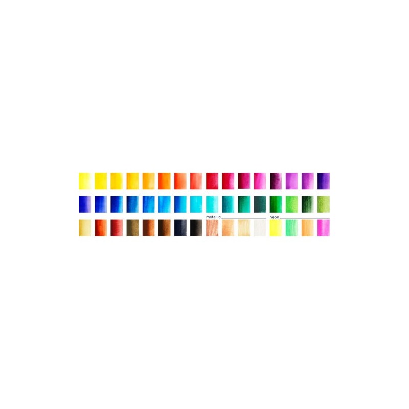 Nuancier 48 couleurs aquarelle Faber-castell