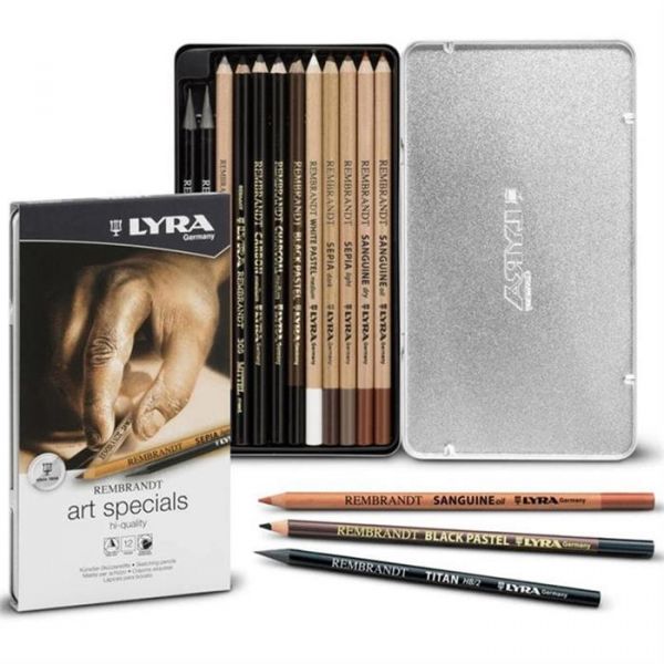 Coffret Crayons Aquarellables Rembrandt