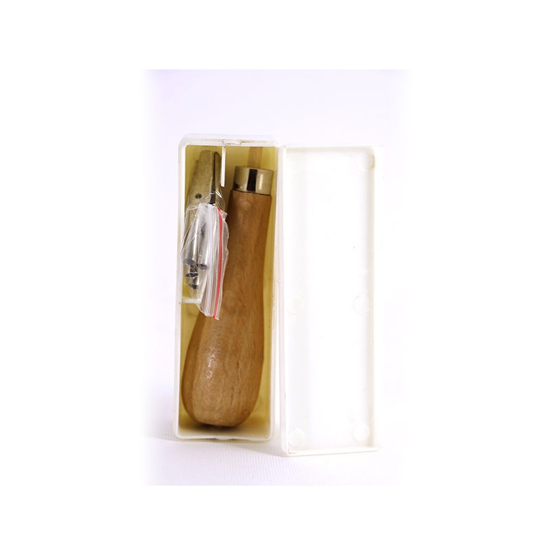 Assortiment de gravure linogravure dans une boîte plastique