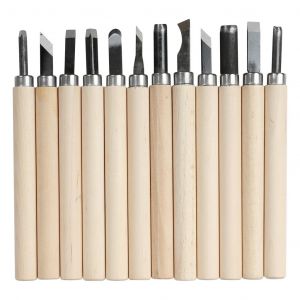 Set 12 outils linogravure 